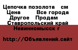 Цепочка позолота 50см › Цена ­ 50 - Все города Другое » Продам   . Ставропольский край,Невинномысск г.